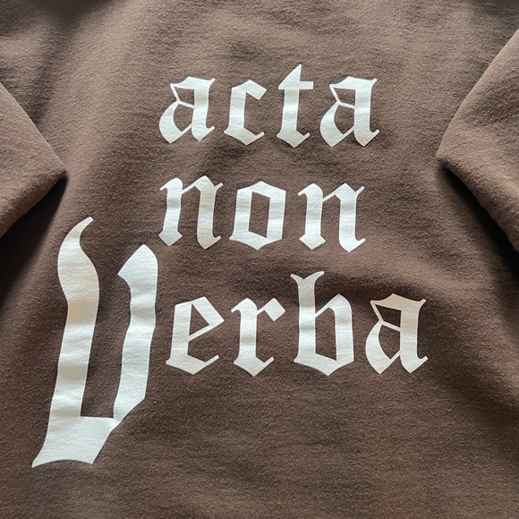 VAGUE Streetwear Brown Hoodie - Picture 7 of 7